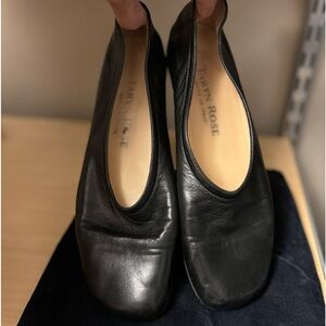 Taryn Rose supple black leather ballet Sz 8.5 (39)